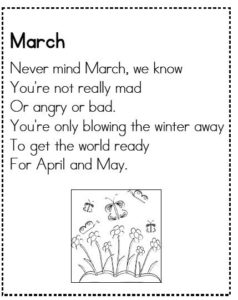 March poem